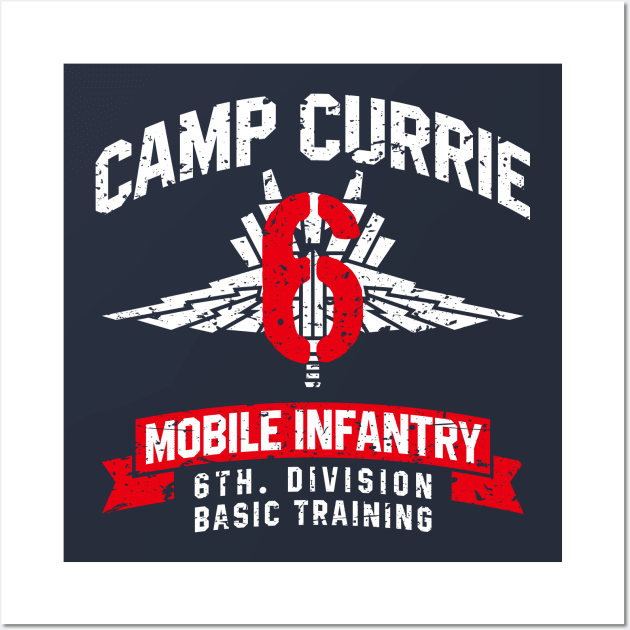 Camp Currie Basic Training Wall Art by d4n13ldesigns